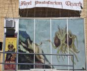 The (now defunct) Church of the Flying Spaghetti Monster in Norman, OK from jace norman riele downs ella anderson 2018 kcas 05 jpg