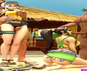 Kinessa watches as Lian and Cassie enjoy their time off at the beach (HC) from lian tripati
