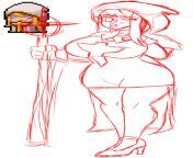 Priest rough sketch teaser, full version coming out tomorrow.(probably) from gluttony teaser full