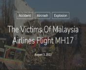 The Victims of Malaysia Airlines Filght MH17 from jiran malaysia