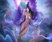 Kagura Water Lily nude from water pissing nude