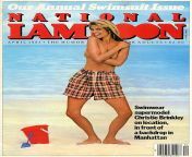 Christie Brinkley, a National Lampoon cover from 1983, more Christie AIC. from christie brimberry