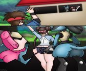 [M4F] lucario start to groping trainer gf or partner the one day trainer left to become pokemon master then lucario get hard in front of her then start groping her ass from groping hijab ass
