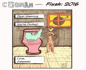 Cubeman # 95 &#34;Flush: 2016&#34; November 9, 2016 (11-9!) from provaxxx com 2016