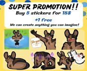 AIRI STICKERS With this fun PACK finished I bring you my promo for sticker lovers In this great promo you will get 5 STICKERS + 1 GIFT for 18&#36; from airi