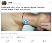 A rape of a guy was posted on Twitter and the OP&#39;s and other&#39;s comments are disgusting. from rape of a girl