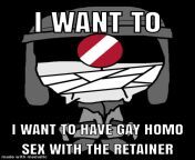 I want to have gay homo sex with the retainer from men gay homo xxx