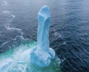 A local drone user took this photo of an iceberg in our harbour today. from xxx in local ullal school dress nude photo