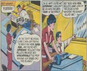 LOIS LANE JUST UNLOADS A TOMMY GUN ON CLARK, because she felt like it. [Lois Lane #19, Agu 1960, Pg 11] from shlpa lane