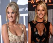 Country Duel Carrie Underwood or Miranda lambert, who are you picking and doing what with? from miranda lambert butt nude