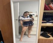 cute homemade mirror selfie for you [F19] from village bath selfie