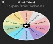 Sub today and get a FREE SPIN on my Spin Wheel ? link in the comments x from joi spin wheel