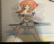 I tried drawing Nami from One Piece and failed miserably from redhead nami from one piece rough fucks and deepthroats in tight jeans