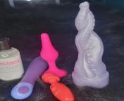 Sneak peak of the new toy daddy bought me next to my vibrators.. he says I&#39;ve been a good enough girl to feel it in all my holes ?? DM me for the full video &#36;&#36;&#36; or cum check my only fans this weekend ? #wife #slutwife #cum #swallow #cumswa from kasey cum swallow