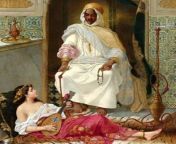 The forbidden romance between a muslim man and his christian slave has survived through actual paintings too from lover cur romance