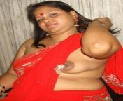 Aunty in red 1 from desi aunty in red bra eating food
