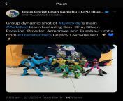 New fresh transformers tweet from transformers prime shadowzone