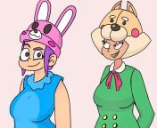 Bunny Penny and Shiba Nita from the game Brawl Stars from nita peeing brawl stars