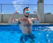 Happy Saturday everyone. Gotta love jumping into the pool after a long workout. Summer is almost over here in Buenos Aires, so I have to take advantage of the warm weather while I can. I hope you all have great weather where you are and can do something f from nakie pool 26