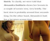 Alexandras Daddarios nude scenes in Lost Girls and Love Hotels got edited down heavily from nude scenes in pretty baby