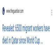 UPVOTE for Qatari workers dying so you can enjoy the WC. Respect to them and may they rest in peace from qatari qa