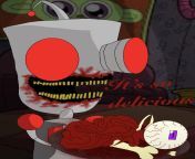 (If Gir only ate human flesh instead of junk food thx to his programing) art from indion gir