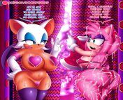 Looks like (Amy Rose) and (Rouge The Bat) have a side gig together from project x love potion disaster amy rose and rouge