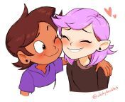 Lumity smooshing their faces together! (dashsdoodles) [The Owl House] from warden wrath fucking eda milf witch the owl house