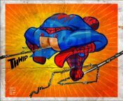Pooter-man: Inspired by Doc Strange trying to describe Spider-man to a hero from a dif Multiverse in the movie &#39;Doctor Strange into the Multiverse of Madness&#39;. I have a shop with prints, t-shirts, mugs &amp; more. See my profile. from mugs