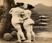 Japanese Lesbian Women in the Edo Period from japanese lesbian tongue sucking scenes
