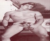 Gay Vintage Porn -Standing in front of my car gives me a hardon -1980s from james hardon