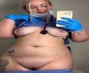 Pierced nurse boobs from nurse boobs press sex
