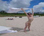First time at a nude beach!! I felt so free being nude in public! from so hugelina y118 nude