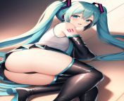 (Miku) is soo cute she is a perfect example of a girl who can balance the factors of being sexy and being cute at the same time at the same i want to fuck her I also want to give hugs and gifs and caress from i want to fuck chubby women