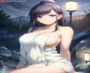 Sung Jin-Ah in onsen (edosynf) [Solo Leveling] from solo leveling