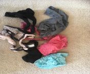 Selling...Business trip sexy panty bundle... 7 pair of sexy panties (various styles) well worn. Just arrived home from my business trip and have an assortment of dirty panties looking for a new home. These panties have seen some long days this week. Kik d from malashri nudean aunties sexy panties