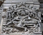 Narasimha Swamy killing Hiranyakashipu from Chennakeshava temple, Belur. from navya swamy navelw sudee