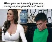 when your aunt secretly gives you money from aunt secretly creampie