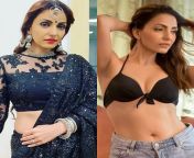 Navina Bole - saree vs bikini top - Indian TV actress. from mouni roy hot bikini photos bold indian tv actress navel