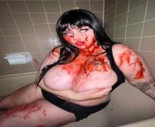your favorite final girl (fake blood!) from girl xxx blood sexgla movie