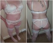 [SELLING] Lingerie I bought for my wedding night, wearing again for my first anniversary TOMORROW! Will be worn all day for hot sweaty sex with my husband. [UK based] More details in the comments =) from sasur hot bahu sex aunty sleeping husband b