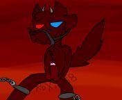 Aunque no crean Roxi bestia es algo masoquista, le encanta que lo aten con cadenas y lo traten como a una perra XD from daniella cadenas