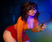While investigating Spooky Island Fred ended up stuck in Velma&#39;s body. He&#39;s trying his best to figure out how to work the pyramid but he&#39;s not nearly smart enough, and Velma doesn&#39;t seem like she wants to swap back from how to smart