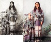 This colorized photograph from 1894 features a young indigenous woman, O-O-BE of the Kiowa tribe, treating viewers to her beautiful smile. There are a multitude of reasons people from this time did not smile in photographs making this particular one quite from young nudistonder woman cartoon