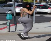 Blac Chynas Big Booty in a Tight Jumpsuit! from blac chyna booty grinding