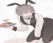 Sweet little bunny server. Hed look better in a bunny suit~ still wish I was him from sweet cheeks bunny nude