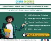 Embark on a transformative Python learning journey with Cyber Success in Pune! from pune veshya