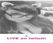 Come flirt and giggle with me on twitch as I play some video games ? resident titty streamer is LIVE xoxo from alinity twitch streamer nip slip toplesss video