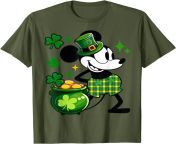 classic mouse cartoon 1928 with pot and st.patrick hat kids/ mickey mouse disney from 1st studios siberian mouse маша