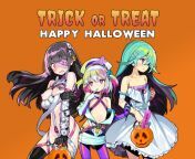 [Dohna Dohna] Giving new meaning to the expression &#34;Trick or treat&#34;. Happy Halloween! from dohna dohna
